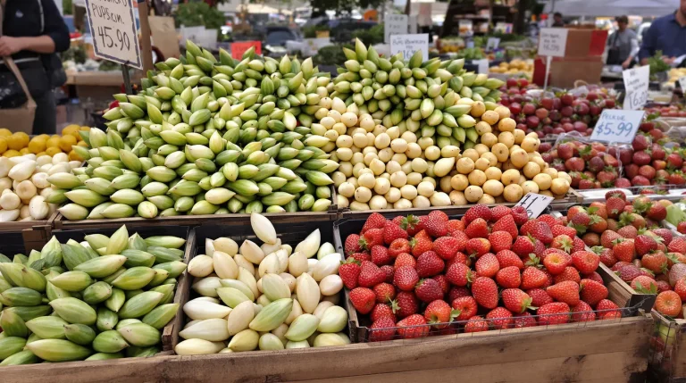 Avec les productions d’asperges et de fraises, les consommateurs sont aux anges au marché